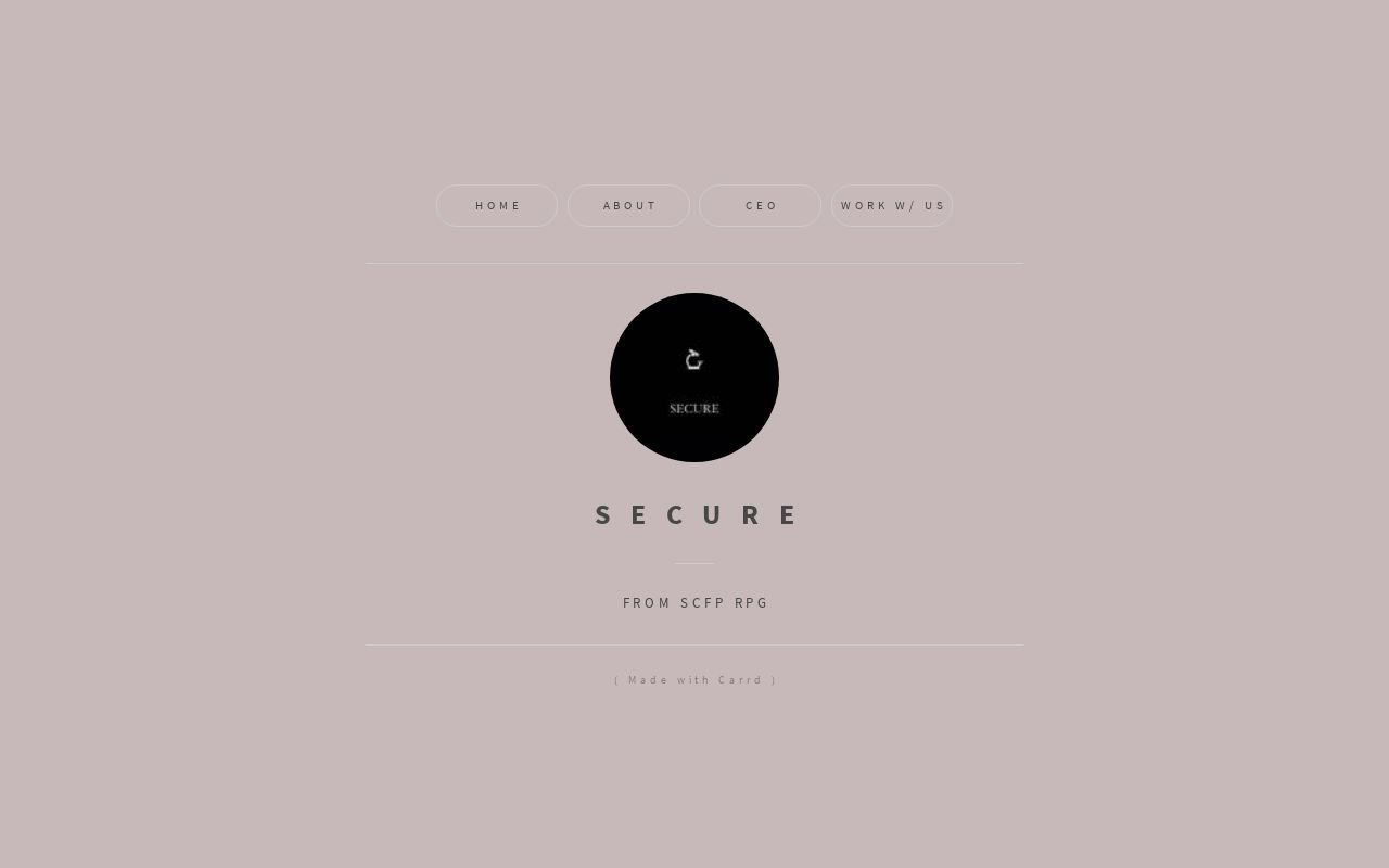 Carrd profile picture for @secure